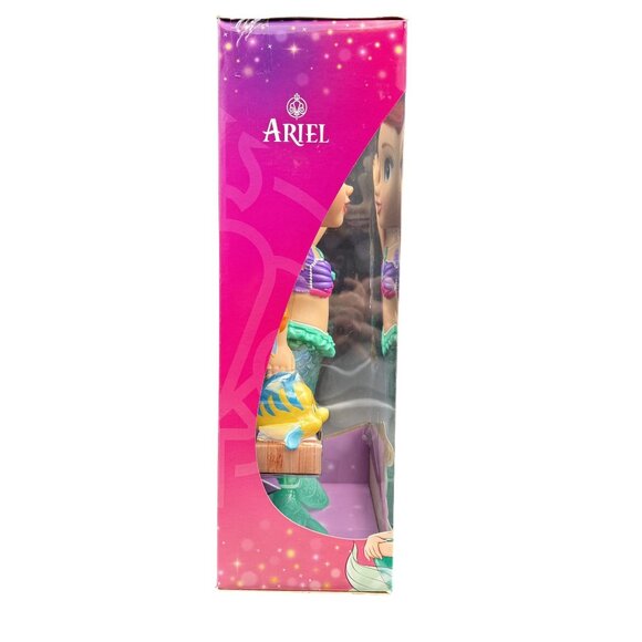 Disney Jakks Singing Ariel Doll With Light-Up Tail & Flounder Purple/Green Color - Picture 5 of 7
